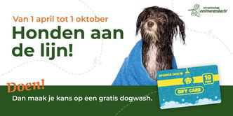 Vanaf 1 April honden aan de lijn